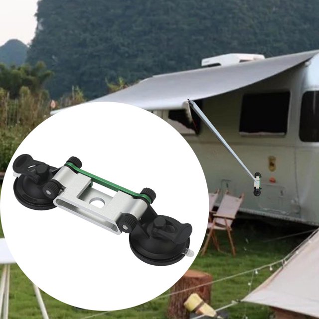 Soporte para toldo de RV, accesorio para toldo de RV, soporte de ventosa resistente, para parasol resistente para coche, tienda, lona, remolque
