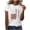 a001 White, variant on FchengtaiS 250 Anniversary USA Shirt Women 4th of July Shirts Graphic Loose Tops Crew Neck Short Sleeve Pullover Tunics 250th Birthday T-Shirt Patriotic Shirts Tops Green L