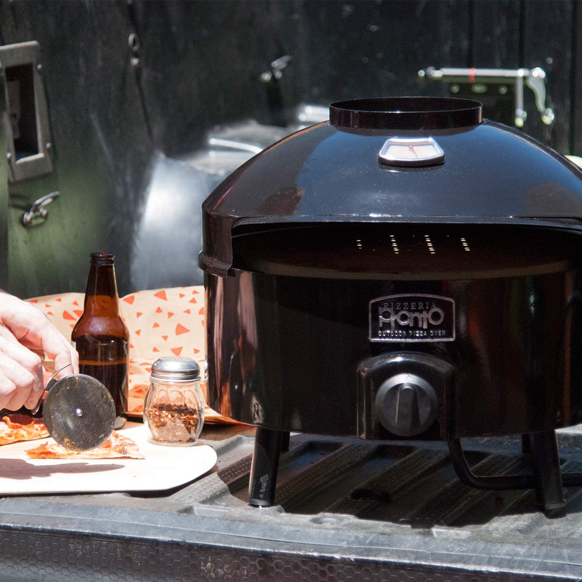 Pizzacraft Pizzeria Pronto Portable Outdoor Pizza Oven Lightweight Portable Safe On Any Surface Walmart Com