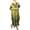 103-Green, variant on Miss Lavish London Women’s Paisley Floral Print Polyester Kaftan Dress with V Neck & Pockets (S–3XL)