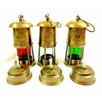 Vintage Antique Brass Miner Lamp Lantern Collectible Nautical Maritime Ship Lantern Oil lamp Boat Lighting