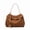 caramel, variant on Genuine Leather Hobo Bag, Women's Suede Flap Underarm Shoulder Crossbody Purse