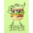 thumbnail image 3 of Wonder Nation Boys 4-18 & Husky "Keep It Fresh" Hamburger Short Sleeve Tee, 3 of 4