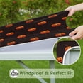 thumbnail image 6 of Black Halloween Pumpkins Square Fitted Tablecloth with Elastic Edge,Square Table Cover,Washable Elastic Table Cover for Home Kitchen Party Decor 34"x34", 6 of 6