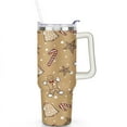 thumbnail image 2 of Christmas Snowflake 40 Oz Coffee Tumbler with Handle Double Wall Christmas Snowflake Ball Travel Mug Modern Tumbler for Spring Summer Camping Outdoor for Women Men Friend Dad, 2 of 7