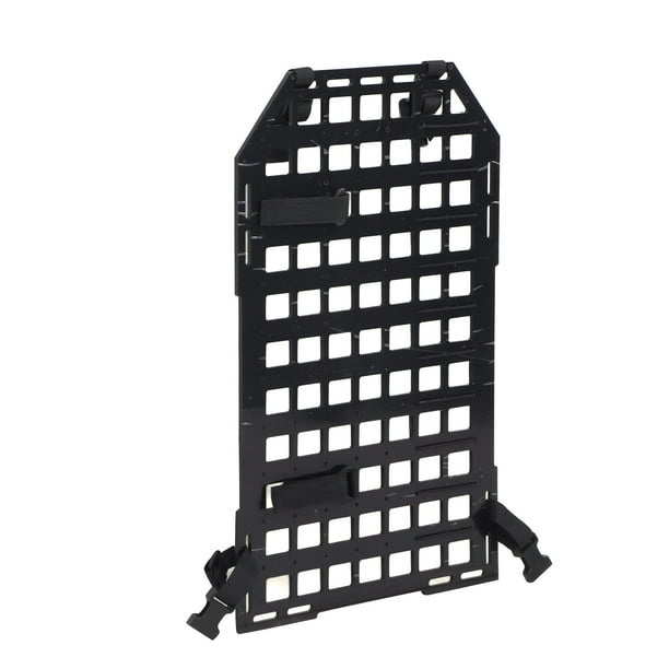 Organizador Del Respaldo Del Asiento, Almacenamiento De Herramientas De Plástico, Soporte De Herramientas De Panel Molle Rígido, Rodamiento De Carga Alta De 21,65 Pulgadas De