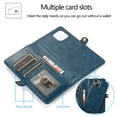 thumbnail image 5 of Dteck for iPhone 15 Plus Wallet Case Magsafe Compatible, with Card Holder Wallet Detachable Magnetic for Women,Flip Premium PU Leather Magnetic Strap Cover for Men Women,Navyblue, 5 of 9