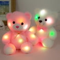 thumbnail image 2 of Oso de peluche ANGGREK muñeca LED luz nocturna colorida juguete de peluche suave 22 cm, 2 of 8