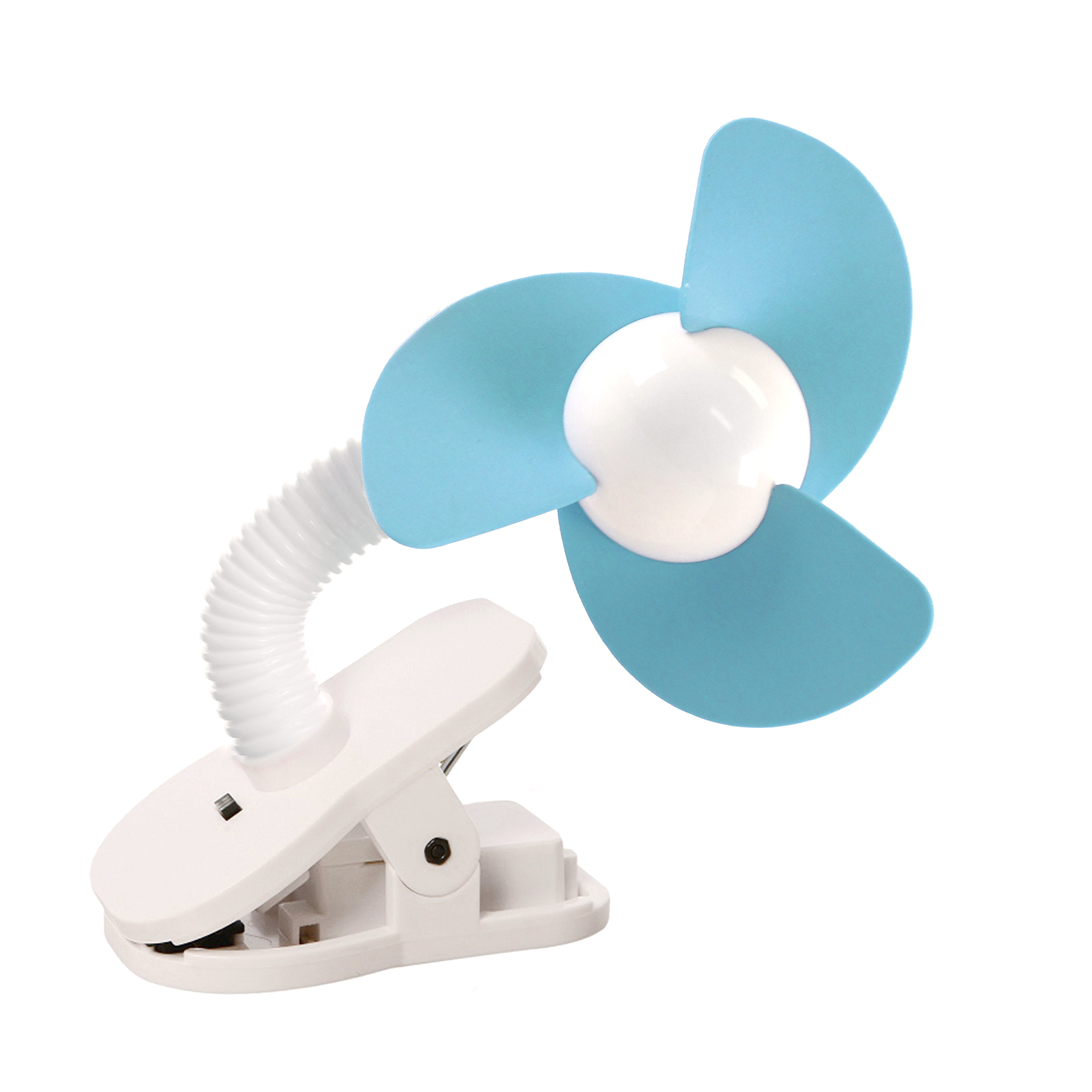 Dreambaby L230 Dreambaby Stroller Fan - Blue/White - Stroller Fan - Foam Fan - Attaches Easy - Great for On the Go Mom - Can be Used for Strollers - Cribs - In the Car and More - image 4 of 11