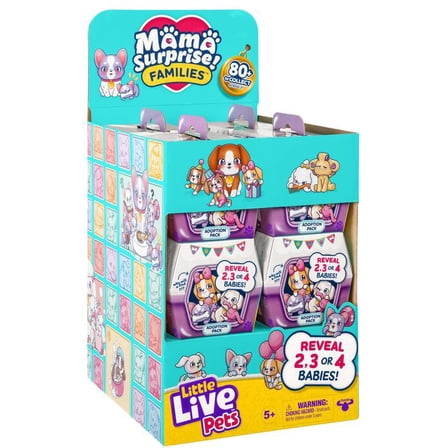 Little Live Pets Mama Surprise! Families Adoption Mystery Box (8 Packs)