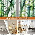 thumbnail image 6 of Lfeey Watercolor Tropical Plant Curtains, Green Botanical Print with Grommets, Blackout for Living Room Kitchen, 52x63 Inch, Set of 2, 6 of 6