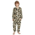 thumbnail image 2 of Vzayyk 4T-14Y Size Aviliable Cozy One-Piece Footless Sleeper Pajama Leopard Print Vector, 2 of 8