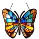 thumbnail image 1 of Spanish Moon Pendant Stained Acrylic Window Hanging, Butterfly Wall Decor for Butterfly Lovers Housewarming Gift S B, 1 of 5