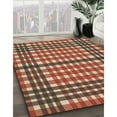 thumbnail image 3 of Ahgly Company Machine Washable Indoor Rectangle Transitional Fire Brick Red Area Rugs, 7' x 10', 3 of 7