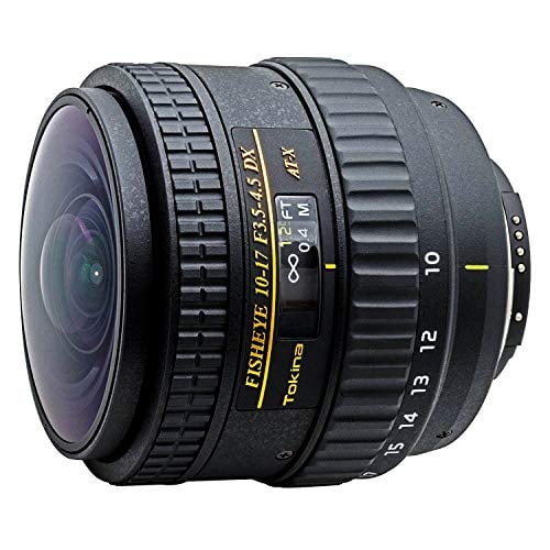 Tokina 10-17mm F3.5-4.5 AT-X 107 DX Fisheye without Hood (NH) for