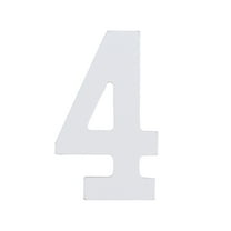 LABSERRON Wooden Table Numbers White For Birthday Party Seating 1Pack 1.2x3x3.1in