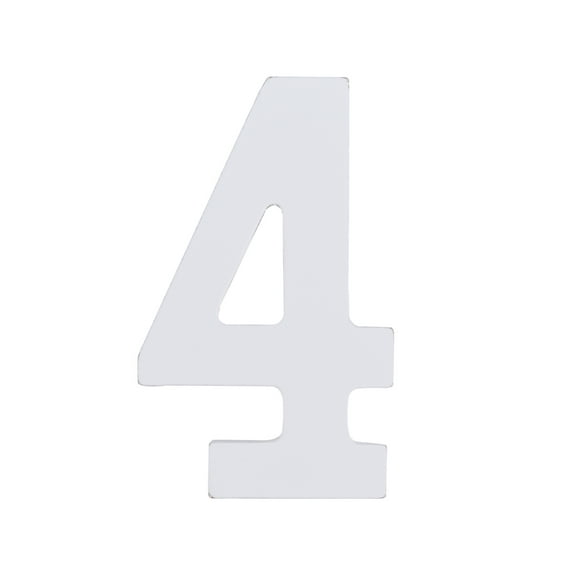 LABSERRON Wooden Table Numbers White For Birthday Party Seating 1Pack 1.2x3x3.1in