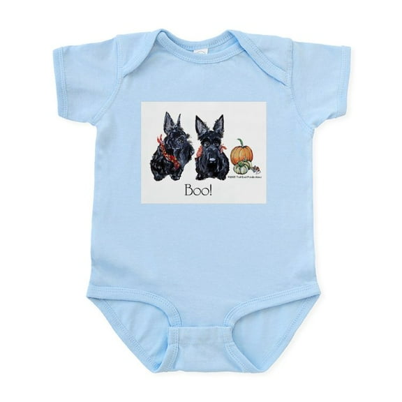 CafePress - Halloween Scotties Infant Bodysuit - Baby Light Bodysuit, Size Newborn - 24 Months