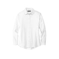 thumbnail image 3 of MERCER+METTLE Women's Long Sleeve Stretch Woven Shirt | Lightweight Women's Button Up, Collared Business Casual Shirt - White 3XL, 3 of 4