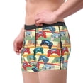 thumbnail image 2 of Fotbe Retro With Joysticks Calzoncillos Tipo Boxer con Bolsa de Soporte Total para Hombre, X-Temp Fresco, Transpirable y de Secado Rápido-Large, 2 of 5