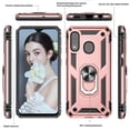 thumbnail image 2 of LeYi for Samsung Galaxy A20/A30 Case [Military Grade Drop] Heavy Duty Silicone Rugged Shockproof Protective Cover for Samsung A20/A30 Phone Case with Ring Kickstand Hard(Not Fit A20S), Rose Pink, 2 of 7