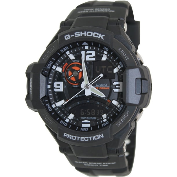 g shock watch twin sensor