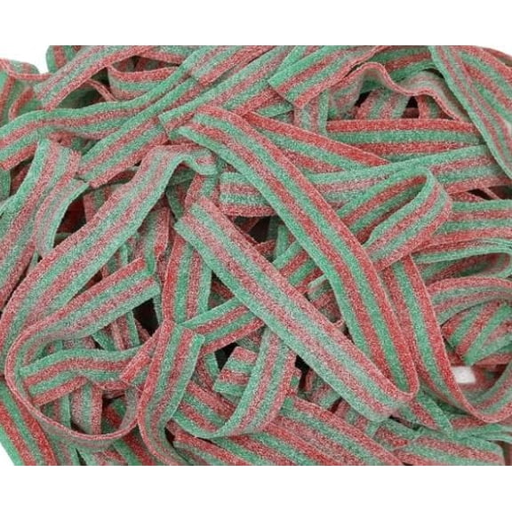 Strawberry Apple Flavored Sour Belts Candy, 6.6 lb Bulk Bag