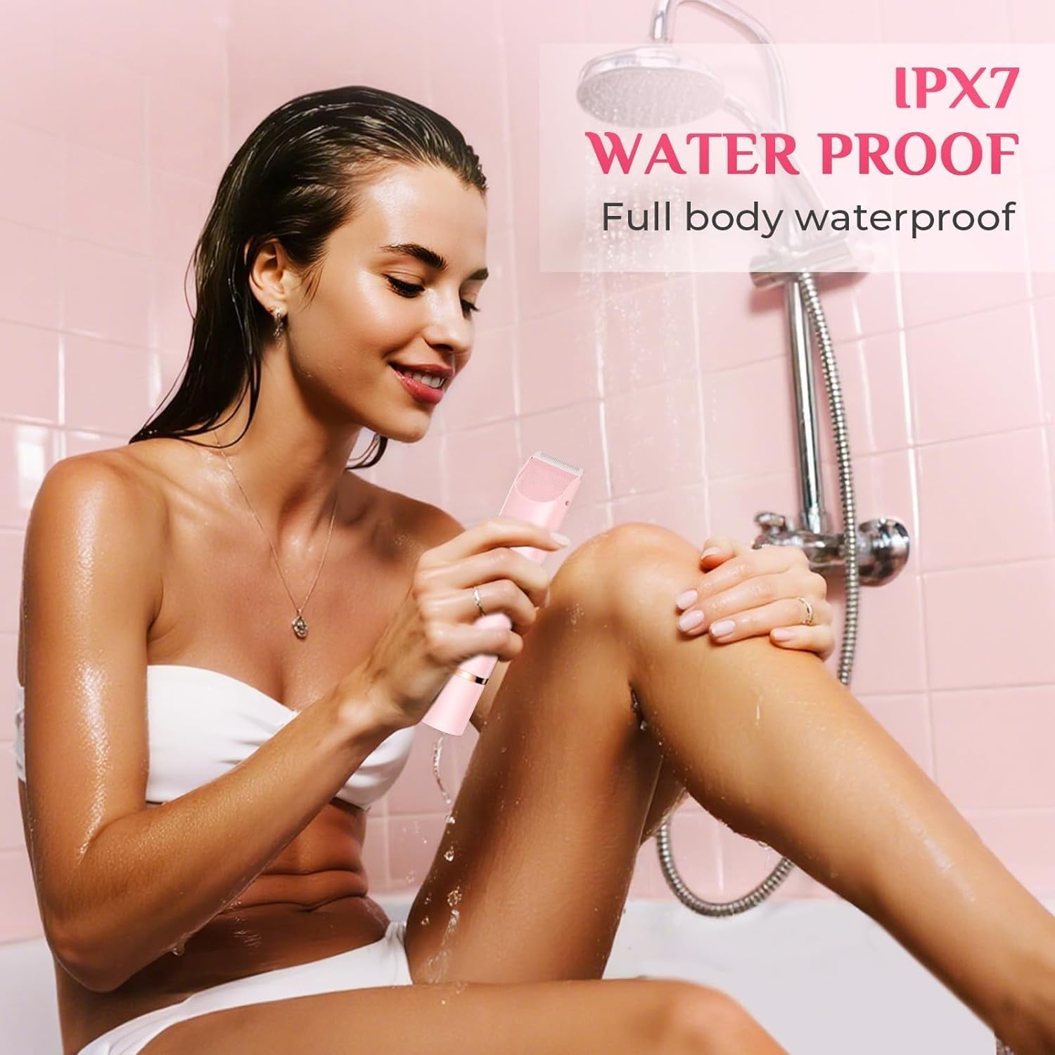 2026 New 2-in-1 Waterproof Painless  Trimmer for Women – Dual Head Electric Razor, Pubic & Body Hair Shaver,Gift for Her