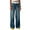 AB08-Blue, variant on Women Y2k Low Rise Baggy Jeans Loose Fit Boyfriend Straight Wide Leg Jeans Trendy Stretch Long Denim Pants with Pockets Black L