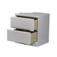 thumbnail image 5 of Commode de Nuit 2 Tiroirs MSW Motif SK (Blanc), 5 of 5