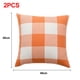 thumbnail image 2 of Funda de almohada de cáñamo de algodón a rayas teñida con hilo, 2 uds., almohada a cuadros de lino multicolor y de múltiples especificaciones, 2 of 5