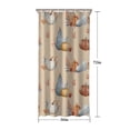 thumbnail image 5 of Fall Pumpkins Leaves Pattern Shower Curtain 36"x72" ,Bathroom Decorative Shower Curtains Set with 12 Hooks,Modern Waterproof Washable Shower Curtain, 5 of 6