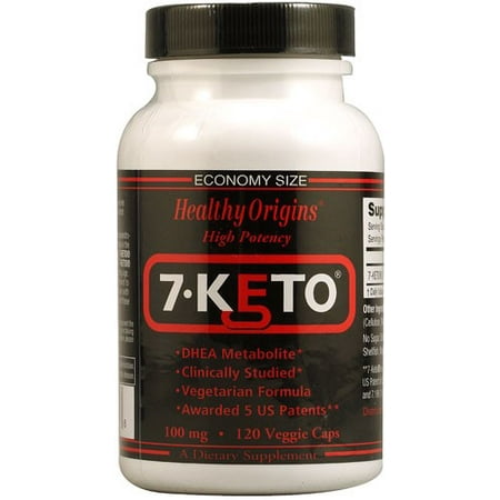 Healthy Origins 7-Keto DHEA Metabolite 100 mg - 120 Vegetarian (Best 7 Keto Dhea Product)