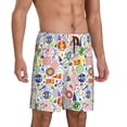 thumbnail image 5 of KLL Retro Musi Disco for Men's 1-Pack Shorts,Sleep Pajama Shorts for Men Soft Pj Shorts Men's Pajama Bottoms Sleepwear -4X-Large, 5 of 7