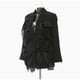 thumbnail image 3 of Gibobby Blazer de mujer casual chamarra de talla grande para mujer con solapa con muescas cuello en V oficina trabajo 2023 traje de negocios(Negro,CH), 3 of 4