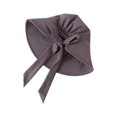 thumbnail image 5 of Ladies Thin‑Fabric Bow‑Knot Drawstring Bucket‑Hat Large Brim Sun‑Shade Portable Casual Vacation Headwear, 5 of 7
