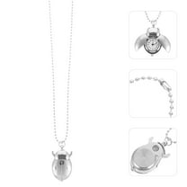 Worgeous 1pc Beetle Designed Pocket Watch Shiny Pocket Watch Delicate Pocket Watch