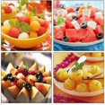 thumbnail image 3 of ZHAOCHENG Herramienta para tallar frutas, herramienta para excavar bolas, herramienta de cocina multifunción de acero inoxidable, herramienta para ensaladas DIY, juego de 2 cocinas de acero inoxidable, 3 of 5