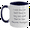 White/Navy, variant on Funny Mixologist Gifts from Friends to Favorite Mixologists for Graduation - Unique Two Tone Coffee Mug, I Love How We Don't Have To Say Out Loud That I'm Your Favorite Mixologist