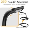 thumbnail image 3 of Neck Reading Light Rechargeable LED Book Lights for Reading in Bed, Hands Free Neck Lamp Hug Light with Stepless Brightness Control, Perfect for Reading, Camping, Knitting and Repairing, 3 of 7