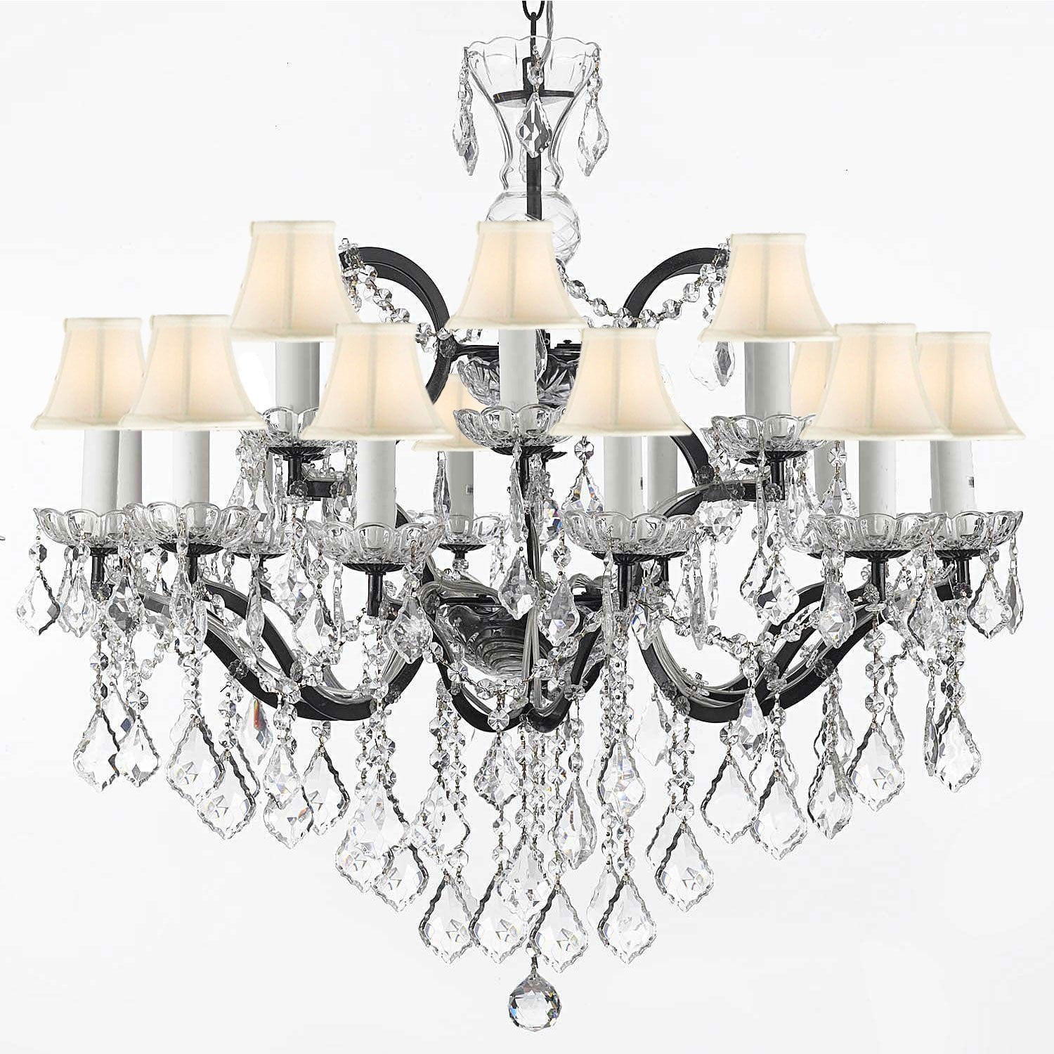 Harrison Lane C Rococo 18 Light Crystal Chandelier Com