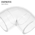 thumbnail image 3 of unbranded 4Ud Conector Ángulo Acuarios Acrílico Transparente Para Tubería De Agua 90, 3 of 7
