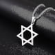 thumbnail image 2 of Colgante de estrella de Mogan David de moda, collar de estrella de David de cadena de aleación de alta calidad judía de Israel para mí, 2 of 5