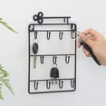 thumbnail image 5 of Clearance Rack under $5,Wall Mounted Storage Hanger Key Holder Coat Hat Rack Decor Key Display Rack Storage Three Layer Storage Rack, 5 of 6
