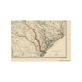 thumbnail image 2 of Historical Civil War Map - Georgia South Carolina - Bache 1861 - Vintage Wall Art, 2 of 4
