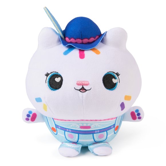 Gabby’s Dollhouse: The Movie Cakey Cat Plush Toy, Stuffed Animal for Ages 1 & Up, 8”