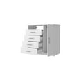 thumbnail image 5 of FM FURNITURE Carolina Four Drawer Dresser Single Door, 5 of 8