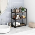 thumbnail image 6 of Bathroom Counter Organizer,Bathroom Countertop Organizer,Counter Shelf,Countertop Storage,Organization and Storage,Makeup Shelf,Sink Caddy(Burlywood 3 Tier), 6 of 7