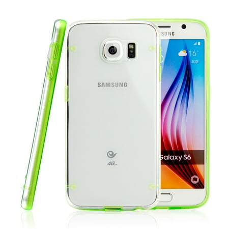 - Slim Transparent Crystal Clear Hard TPU Cover Luminous Glow in the Dark Case for Samsung Galaxy S6