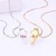 thumbnail image 2 of collier Avec Pendentif En Forme De Coeur, 1 Pice Avec Pendentif En Forme De Coeur En Zircone Cubique, Convient Pour Un Anniversaire De Couple, Cad, 2 of 5